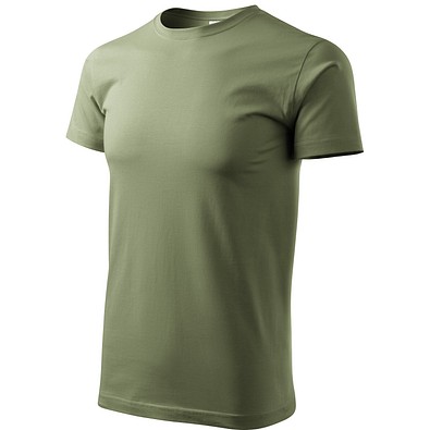 T-Shirt Herren Basic, 2XL, khaki