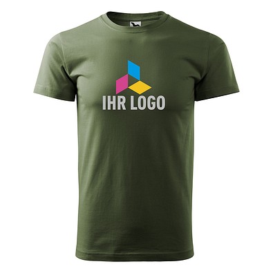 MALFINI T-Shirt Herren Basic, S, khaki