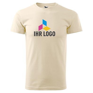 MALFINI T-Shirt Herren Basic, S, mandel