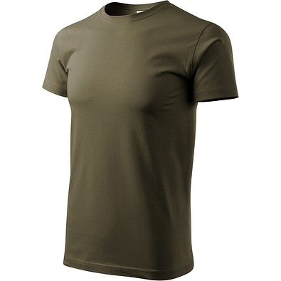 MALFINI T-Shirt Herren Basic, S, army