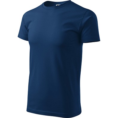 MALFINI T-Shirt Herren Basic, S, mitternachtsblau