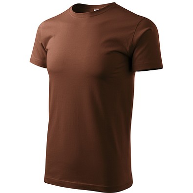 MALFINI T-Shirt Herren Basic, S, schokolade
