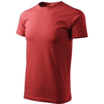 MALFINI T-Shirt Herren Basic, S, weinrot