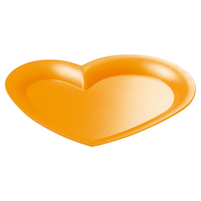 Tablett Midi-Herz, trend-orange PS Tablett Midi-Herz, trend-orange PS