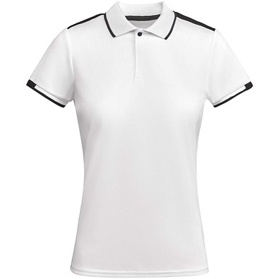Tamil Sport Poloshirt für Damen, weiss, XL