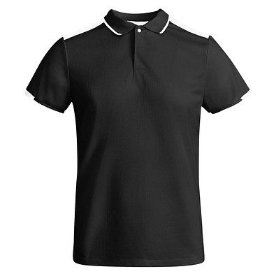 Tamil Sport Poloshirt für Herren, schwarz, S