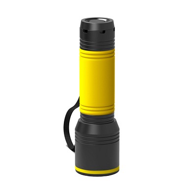 Taschenlampe REEVES-myFLASH 700, schwarz/gelb