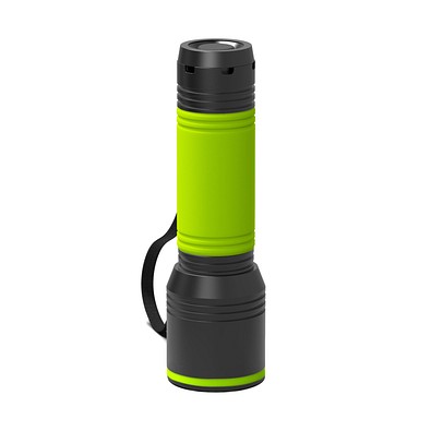 Taschenlampe REEVES-myFLASH 700, schwarz/hellgrün