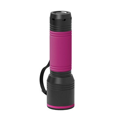 Taschenlampe REEVES-myFLASH 700, schwarz/magenta