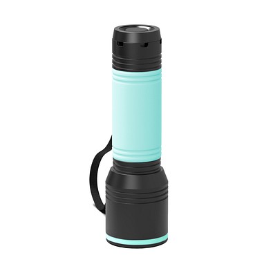 Taschenlampe REEVES-myFLASH 700, schwarz/mint