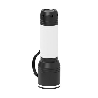 Taschenlampe REEVES-myFLASH 700, schwarz/weiß