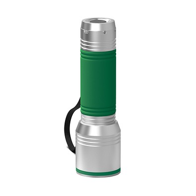 Taschenlampe REEVES-myFLASH 700, silber/grün