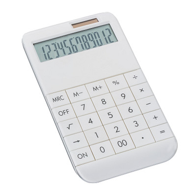 reeves® Taschenrechner Spectaculator Digits, weiß reeves® Taschenrechner Spectaculator Digits, weiß