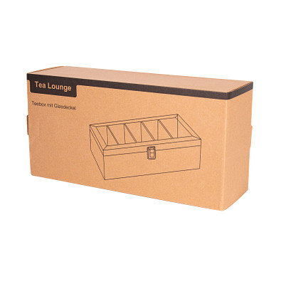 Teebox TEA LOUNGE,braun