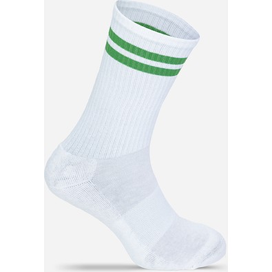 Mr. Socks Tennissocken, White / Kelly Green