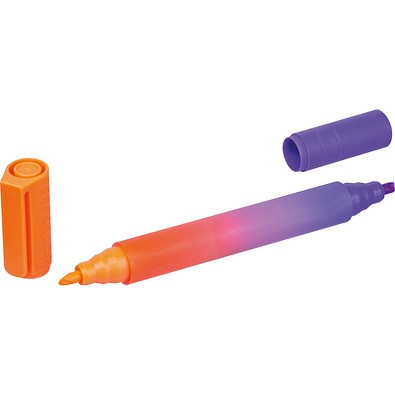 Textmarker – zweifarbig ARTHUR, orange