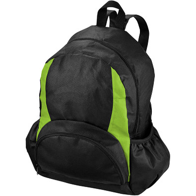 The Bamm Bamm Non Woven Rucksack, schwarz,apfelgrün The Bamm Bamm Non Woven Rucksack, schwarz,apfelgrün