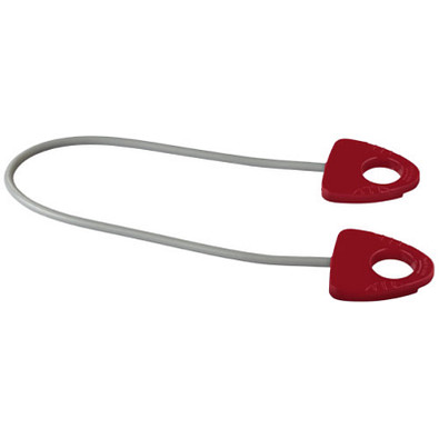 The Dolphin Yoga Strechband mit Griff, rot The Dolphin Yoga Strechband mit Griff, rot