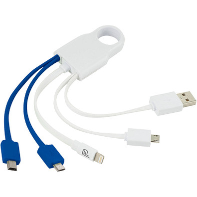 The Squad 5 in 1 Ladekabel, weiss,blau The Squad 5 in 1 Ladekabel, weiss,blau