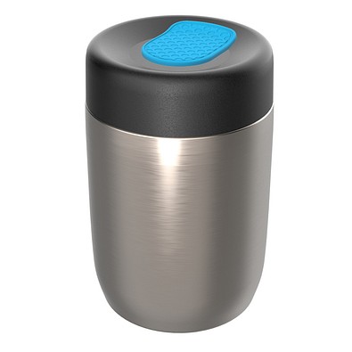 Thermo Lunchpot RE98-myNIZZA, silber/hellblau