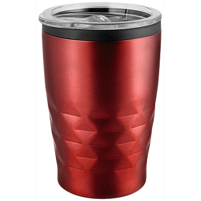 METMAXX® Thermobecher Diamant, 300 ml, rot-metallic METMAXX® Thermobecher Diamant, 300 ml, rot-metallic