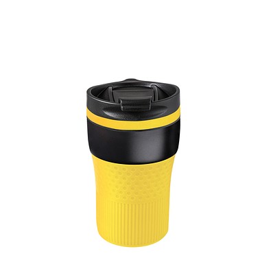 Thermobecher RETUMBLER-BAYAMO CORPORATE, schwarz/gelb