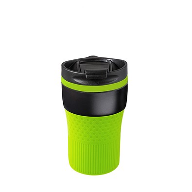 Thermobecher RETUMBLER-BAYAMO CORPORATE, schwarz/hellgrün