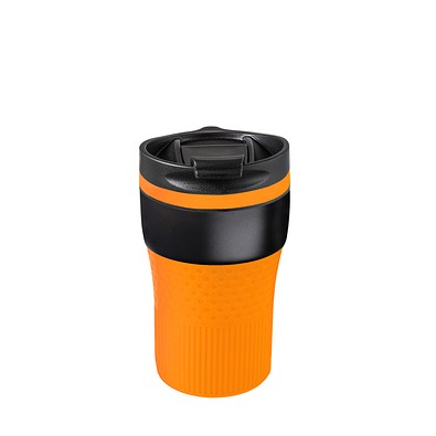 Thermobecher RETUMBLER-BAYAMO CORPORATE, schwarz/orange