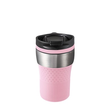 Thermobecher RETUMBLER-BAYAMO CORPORATE, silber/rosa