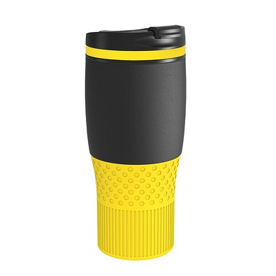 Thermobecher RETUMBLER-myBAYAMO GRANDE II, schwarz/gelb