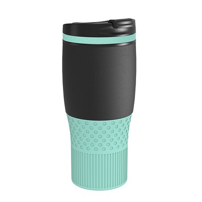 Thermobecher RETUMBLER-myBAYAMO GRANDE II, schwarz/mint
