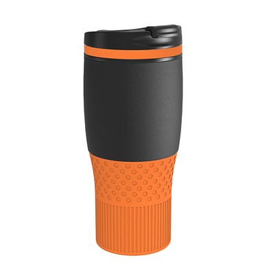 Thermobecher RETUMBLER-myBAYAMO GRANDE II, schwarz/orange