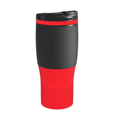 Thermobecher RETUMBLER-myBAYAMO GRANDE II, schwarz/rot