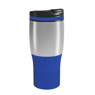 Thermobecher RETUMBLER-myBAYAMO GRANDE II, silber/blau