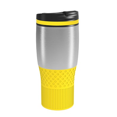 Thermobecher RETUMBLER-myBAYAMO GRANDE II, silber/gelb