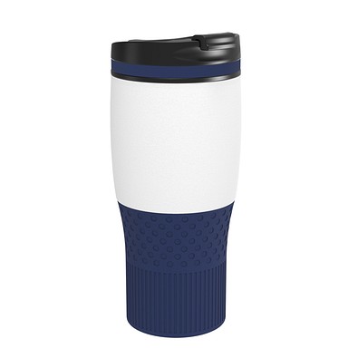 Thermobecher RETUMBLER-myBAYAMO GRANDE II, weiß/dunkelblau