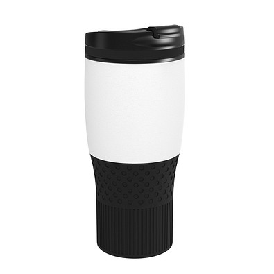 Thermobecher RETUMBLER-myBAYAMO GRANDE II, weiß/schwarz