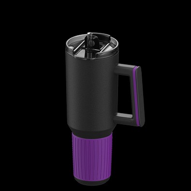 Thermobecher RETUMBLER-myKINGS CANYON 900, schwarz/lila