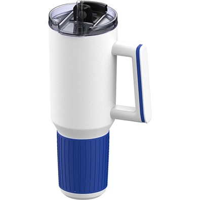 Thermobecher RETUMBLER-myKINGS CANYON 900, weiß/blau