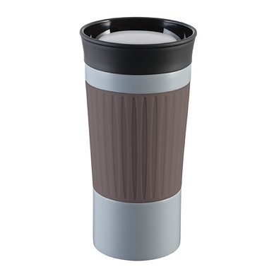 Thermobecher RETUMBLER-myKINGSTON, grau, braun