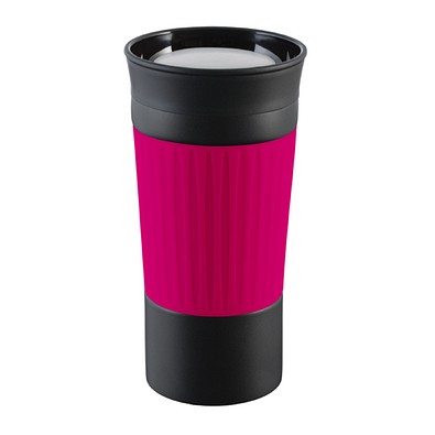 Thermobecher RETUMBLER-myKINGSTON, schwarz, magenta