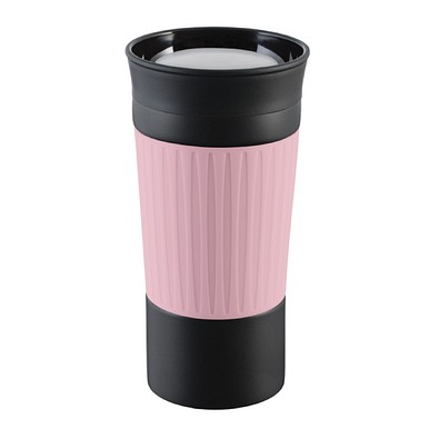 Thermobecher RETUMBLER-myKINGSTON, schwarz, rose