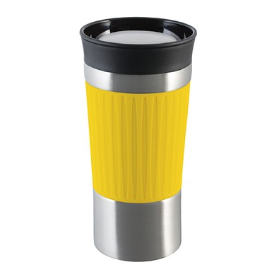 Thermobecher RETUMBLER-myKINGSTON, silber, gelb