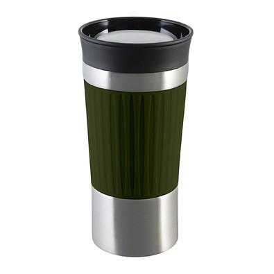 Thermobecher RETUMBLER-myKINGSTON, silber, olive