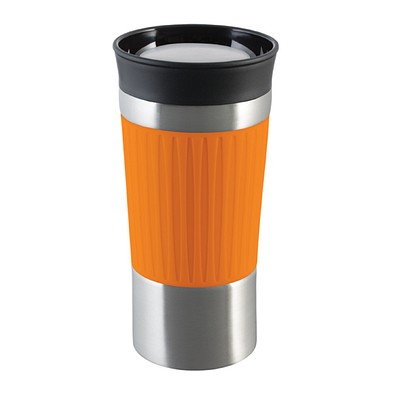 Thermobecher RETUMBLER-myKINGSTON, silber, orange