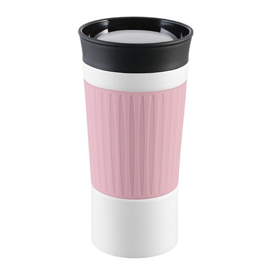 Thermobecher RETUMBLER-myKINGSTON, weiß, rosa