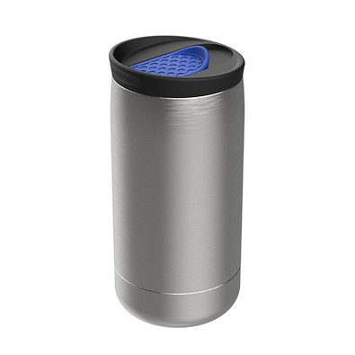 Thermobecher RETUMBLER-myNIZZA, silber/blau