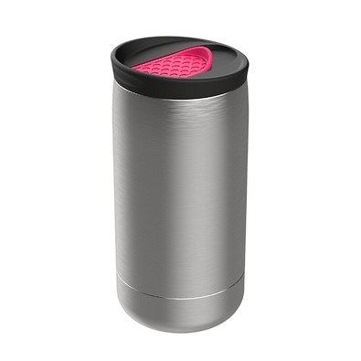 Thermobecher RETUMBLER-myNIZZA, silber/magenta