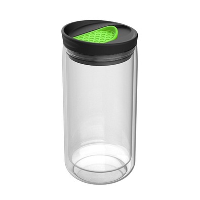 Thermobecher RETUMBLER-myNIZZA, transparent/hellgrün