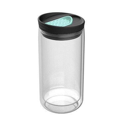 Thermobecher RETUMBLER-myNIZZA, transparent/mint